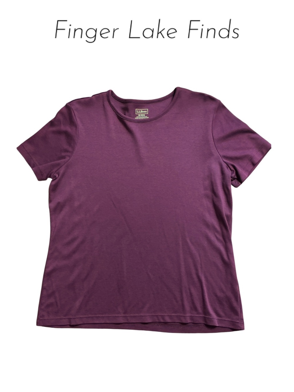 LL Bean Tag Free Supima Cotton T shirt, M